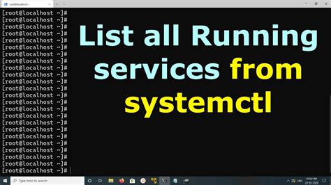 In the old days, you used the <b>service</b> command, as in the examples below: # <b>service</b> sshd restart Services under <b>systemd</b> are managed via the <b>systemctl</b> command. . Systemctl show user running service